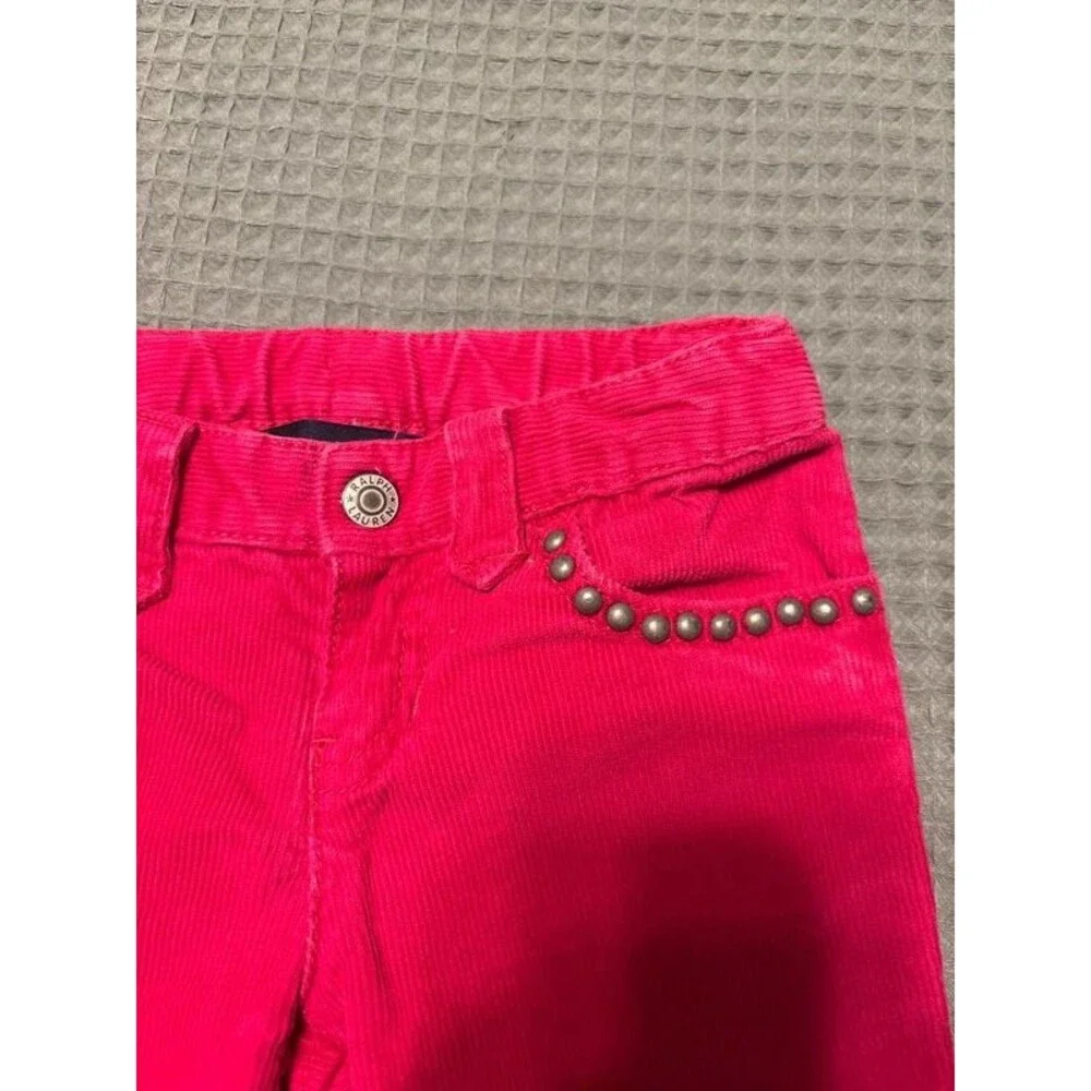 Ralph Lauren Pants Size 3T Girls Pink Cotton